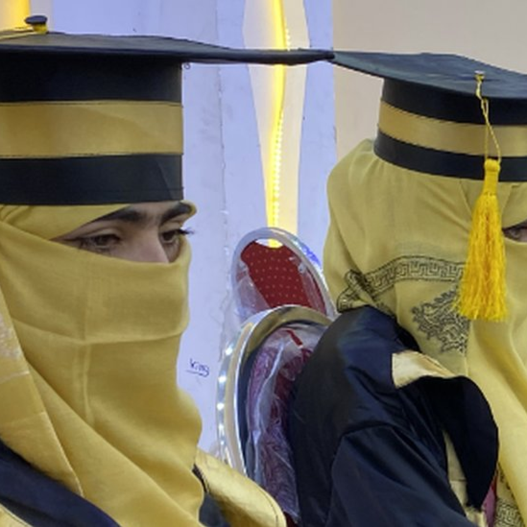 Female students in the capital - Kabul University and others reopened in the spring following the Taliban takeover