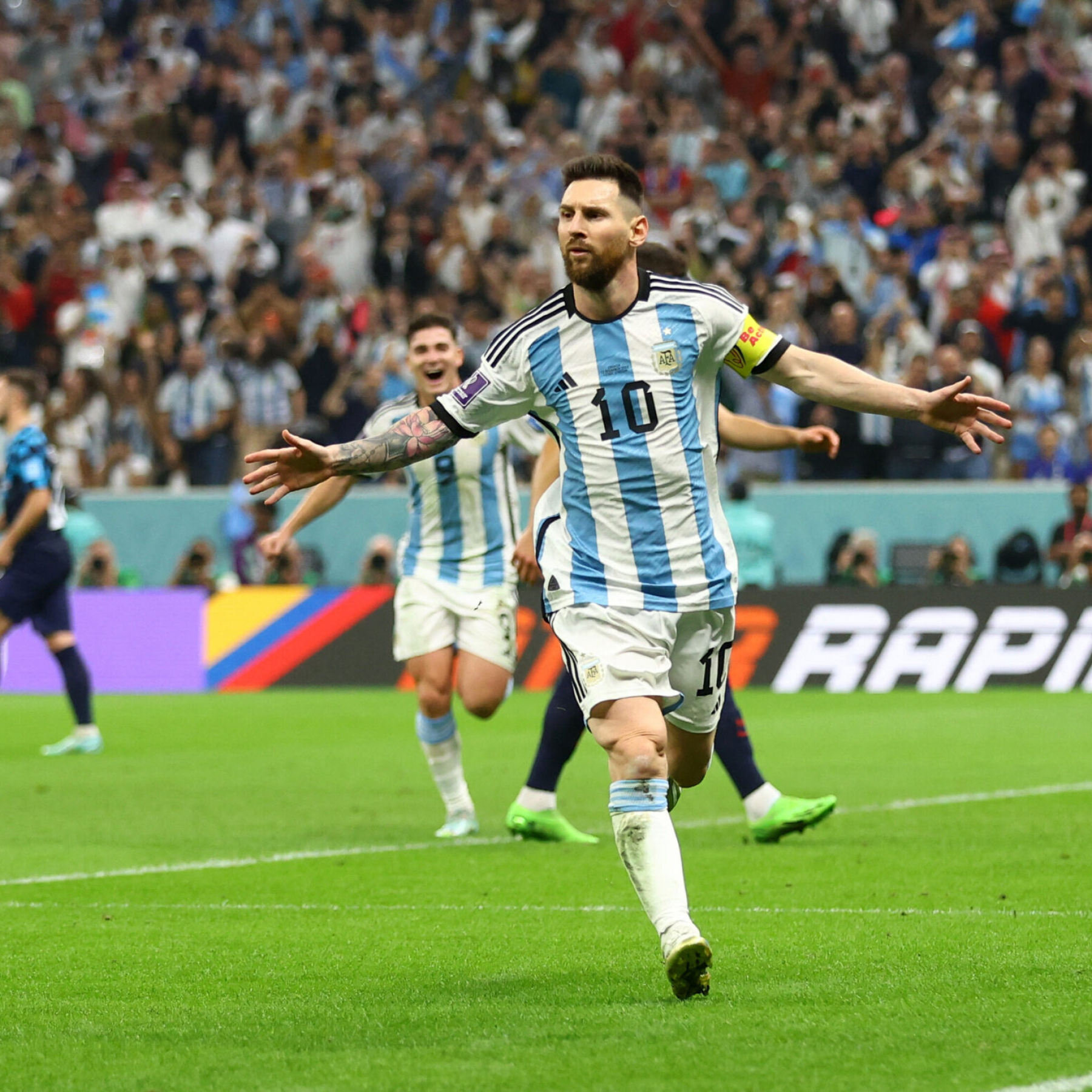 A dazzling performance from Lionel Messi led Argentina to their sixth World Cup final with victory over Croatia at Lusail Stadium.