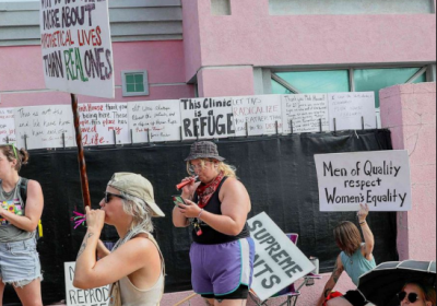 What clinics in southern states where abortion is banned are doing now