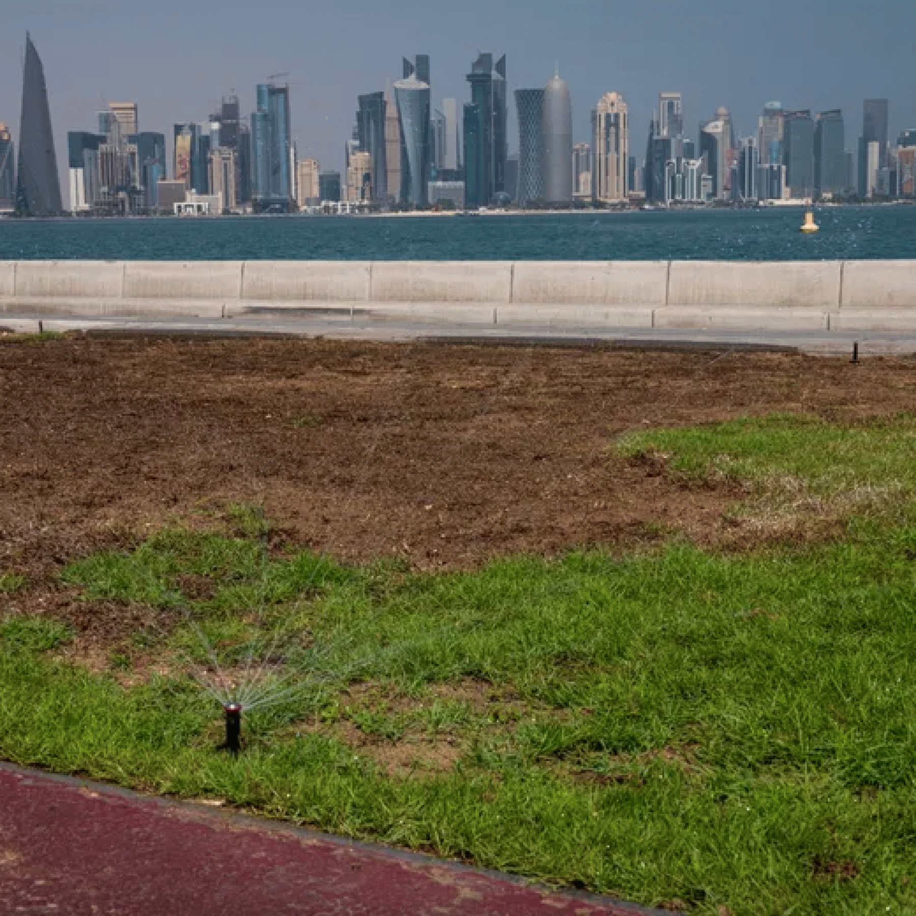 Almost all of Qatar's water for domestic use comes from desalination
